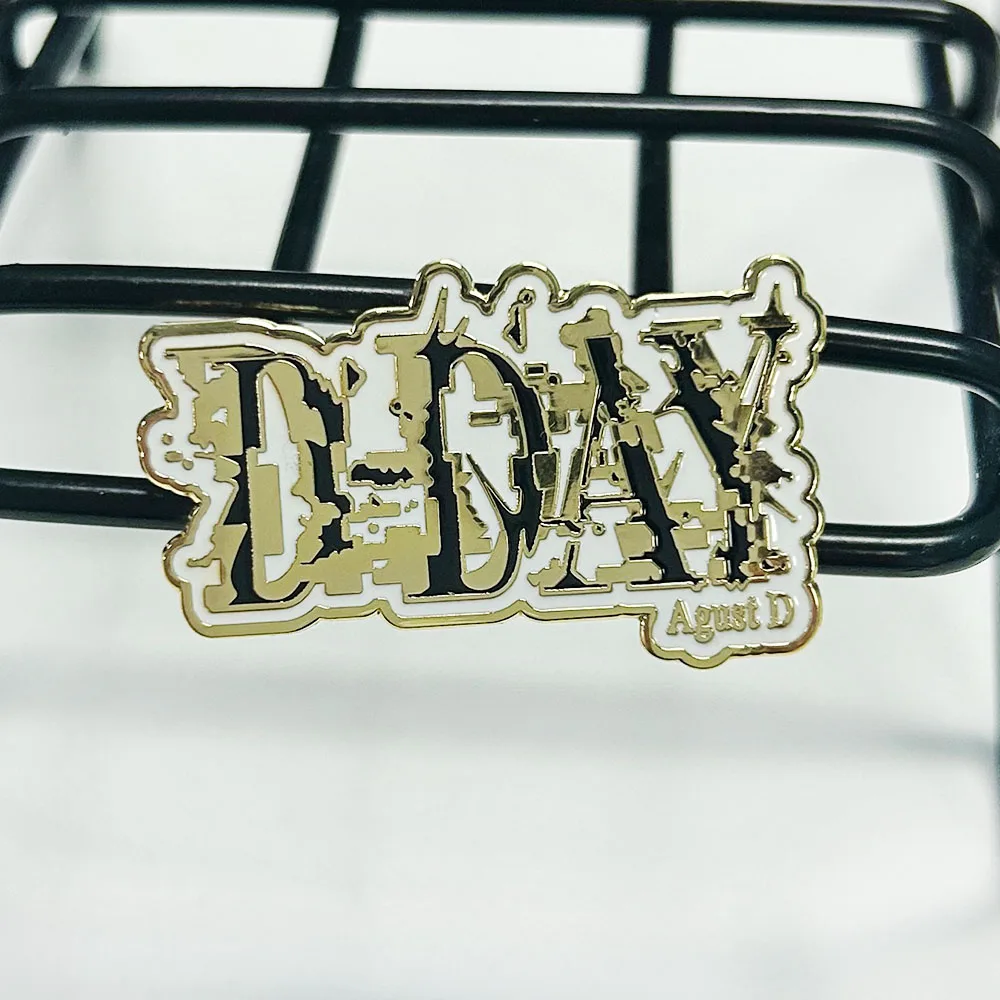 Agust D - D Day Badge World Tour Enamel Pin Music Jewelry Fans Gifts Collection view 3