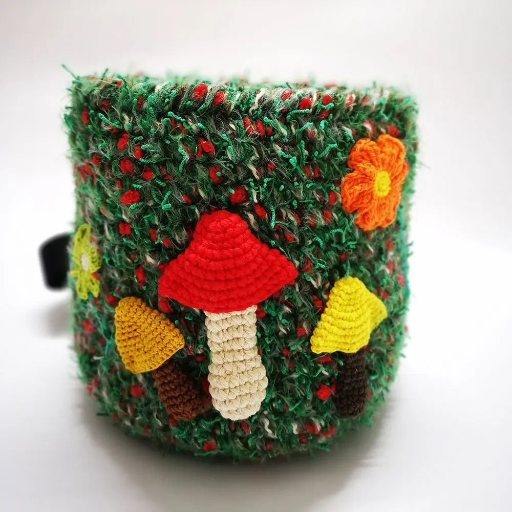 

Handmade Green Forest Chalk Bag for Climbing Rock Magnesium Powder Bag for Climbing Rock