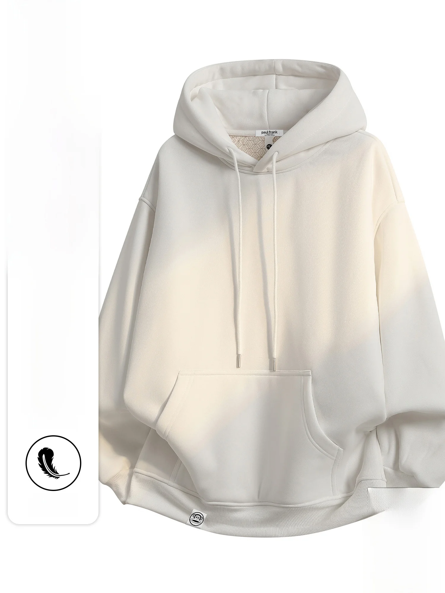 

PaulFrank Winter Warm Du down Hoodie Men's Long Sve Casual Top Polyester Fiber ex Youth Faion Comfortable Fit