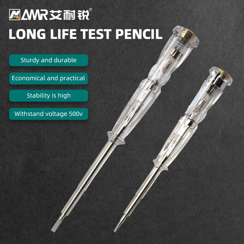 Voltage Tester Pen AC Induction Test Pencil Voltmeter Power Detector Electrical Screwdriver Indicator