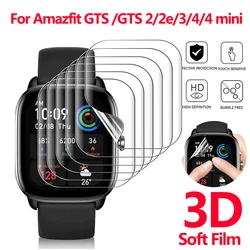 TPU Hydrogel Protective Film For Amazfit GTS 4 4Mini Protective Film For Amazfit GTS/GTS2 2mini Screen Protector GTS3 Smartwatch