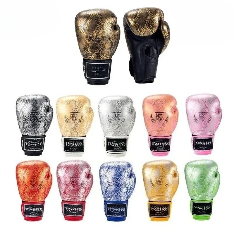 Python Gloves Adult Fighting Genuine Authorized Men and Women Sanda Fighting Muay Thai Training Boxing