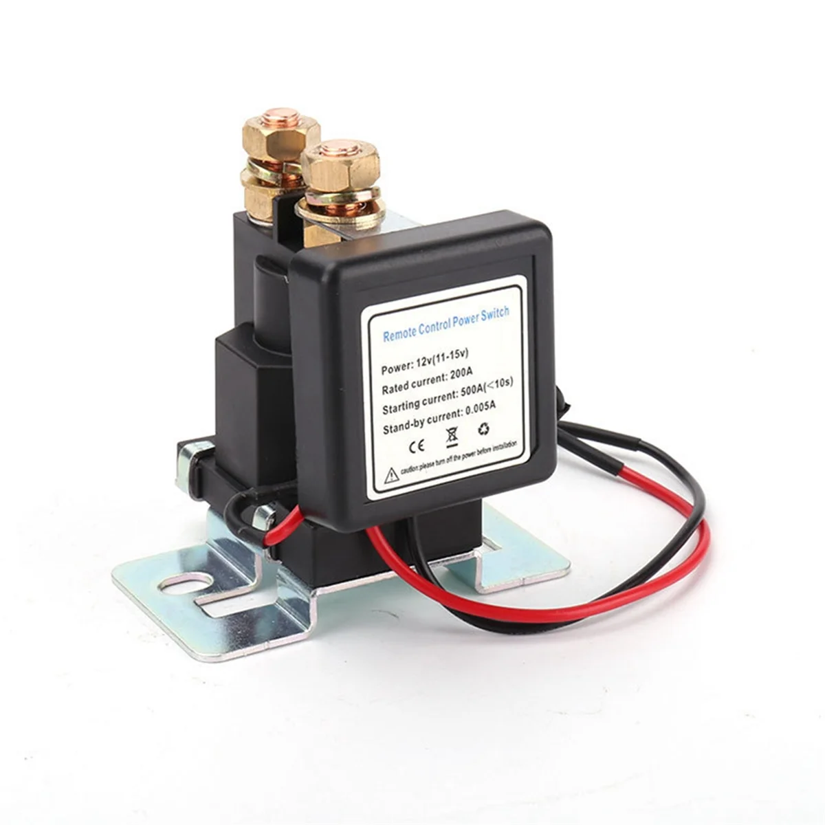 Battery Switch Relay 12V 500A Remote Control Power Switch Quick Disconnect Cut Off Isolator Switch Anti-Theft Switch