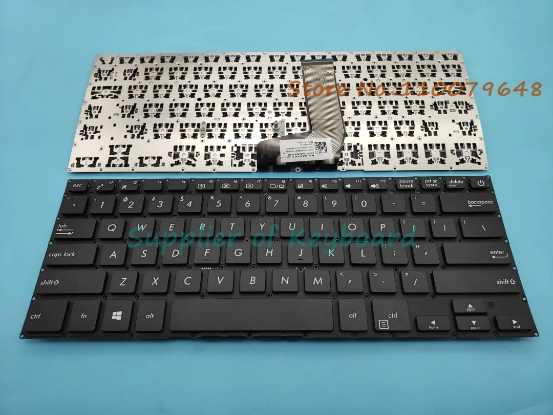 

NEW English/Latin Spanish Keyboard For ASUS VivoBook S14(S410U) S410UA S410UN S410UQ S4000V S4200U S4100V Laptop Black