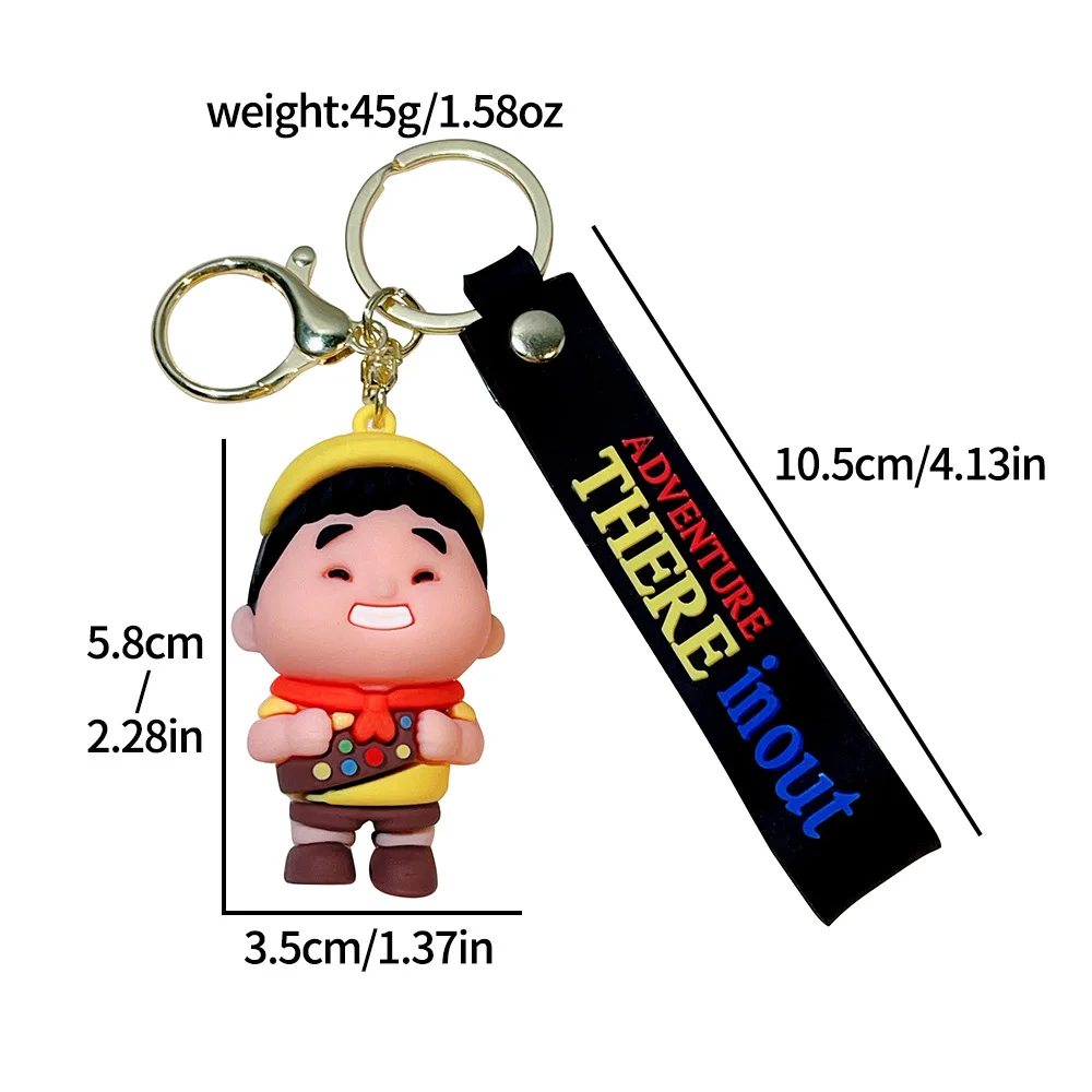 Exquisite Lovely Character Figurine Keychain PVC Accessories Car Keychain Pendant Backpack Decoration Holiday Gifts in Stock