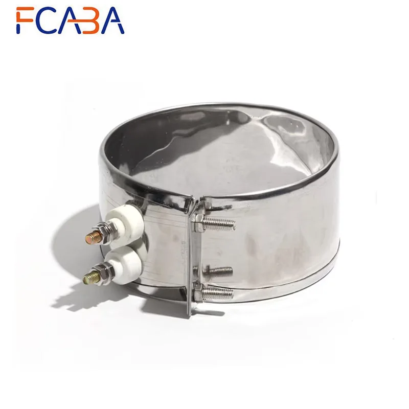 FCABA 80mm Diameter 30~45mm Height 110/220/380V 230/260/300/340W SUS Heater Band Mica Heating Element for Injection Machine