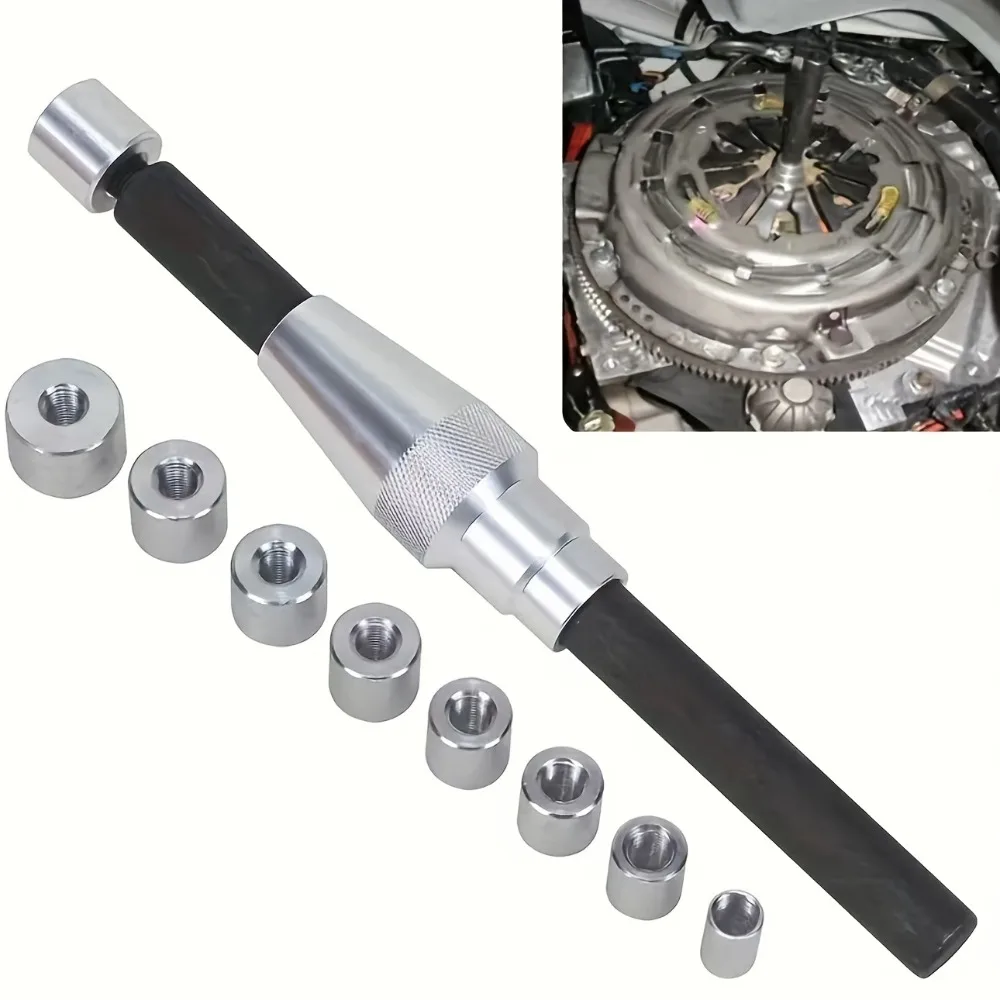 10Pcs Universal Clutch Alignment Tool Kit, Clutch Aligner & Hole Calibration Tools, 8 Collets 11-25mm for Car Clutch Repair