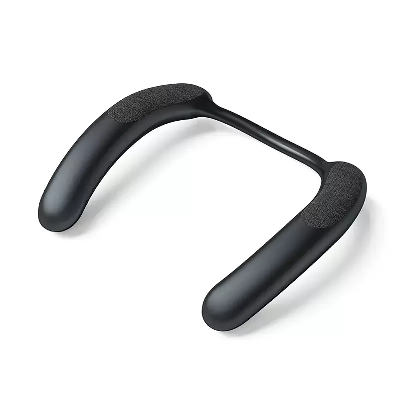 Neck Wearable Wireless Bluetooth Speaker, Portable Stereo Music Player with Microphone, Bass, Hands-free Function Headphones view 2