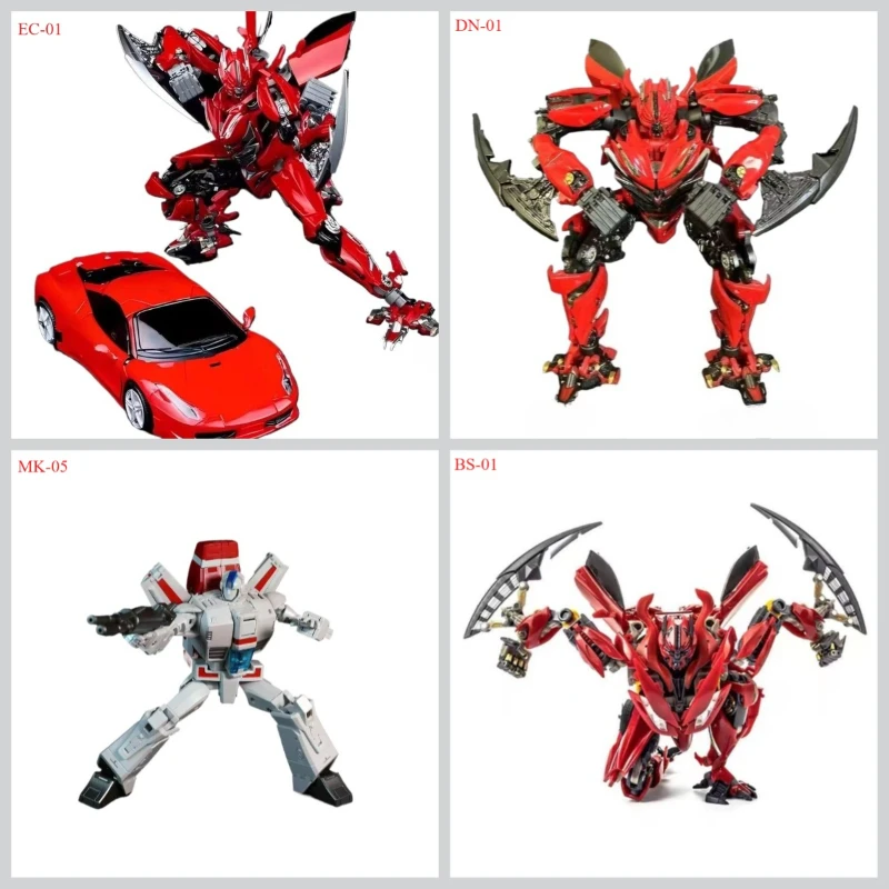 

ni stock TransformationBS-01 Dn-01 MK-05 KO UniqueToys UT-R06 Dino Red Dasher Alloy Action Figure Robot Toys