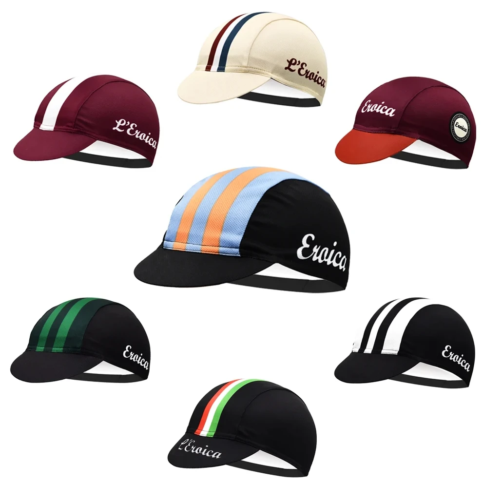 

Retro Italy Men's Cycling Cap Bicycle Hat Riding Outdoor Sports Running Fishing Caps
