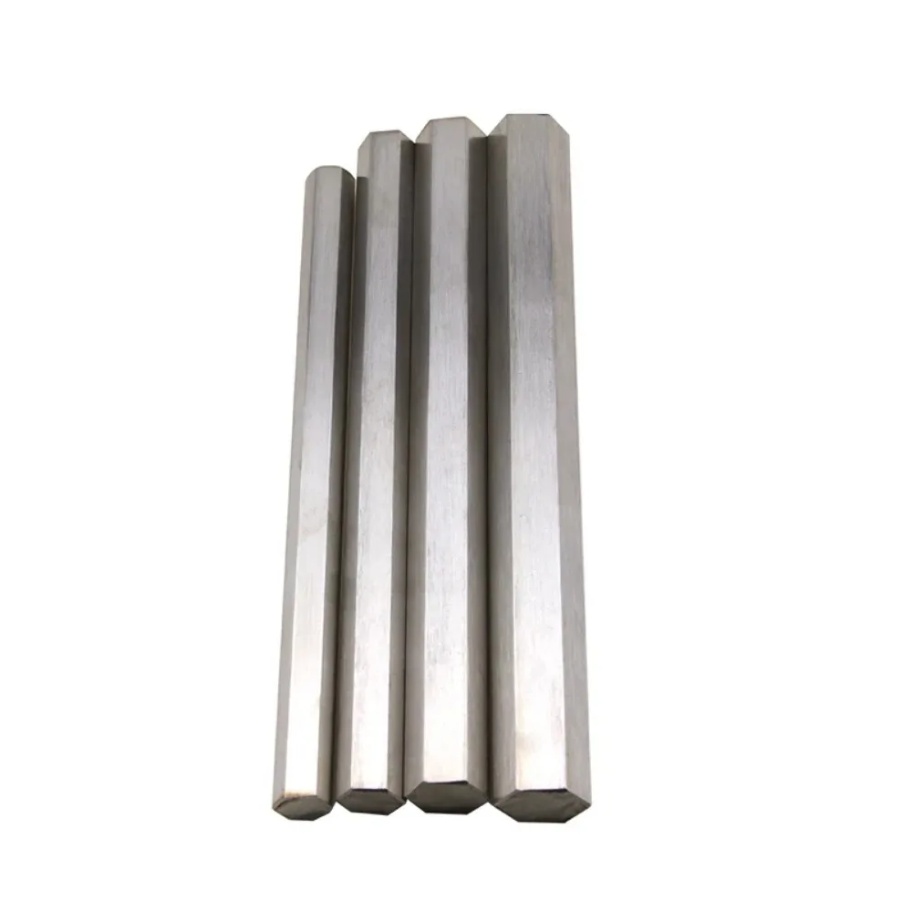 304 Stainless Steel Hex Rod Bar 5mm 6mm 7mm 8mm 10mm 12mm 15mm Linear Shaft Metric Bars Ground Stock 300mm Customize Length