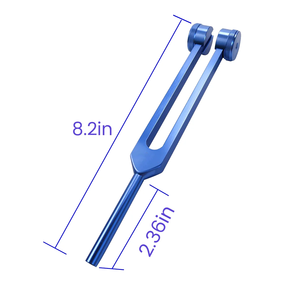 New 128Hz Aluminum Alloy Tuning Fork with Hammers for Nervous System Testing Sound Healing Therapy Health Care