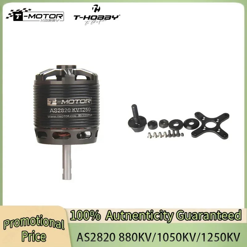 T-HOBBY T-MOTOR AS2820 AS 2820 Long Shaft KV880 KV1050 KV1250 Brushless Motor for FPV Racing Fixed Wing RC Drone