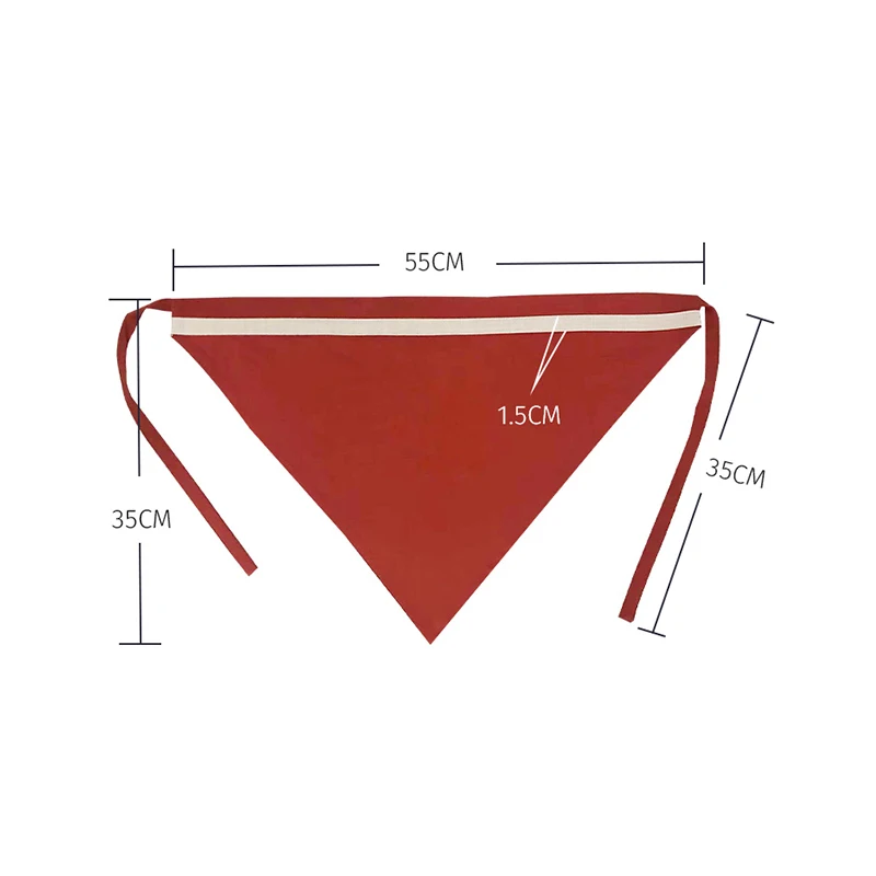 Gorro de camarero de casa de té de estilo chino para mujer, Chef, restaurante, personal de cocina, olla caliente, panadería, Hotel, servicio de comida, bufanda triangular