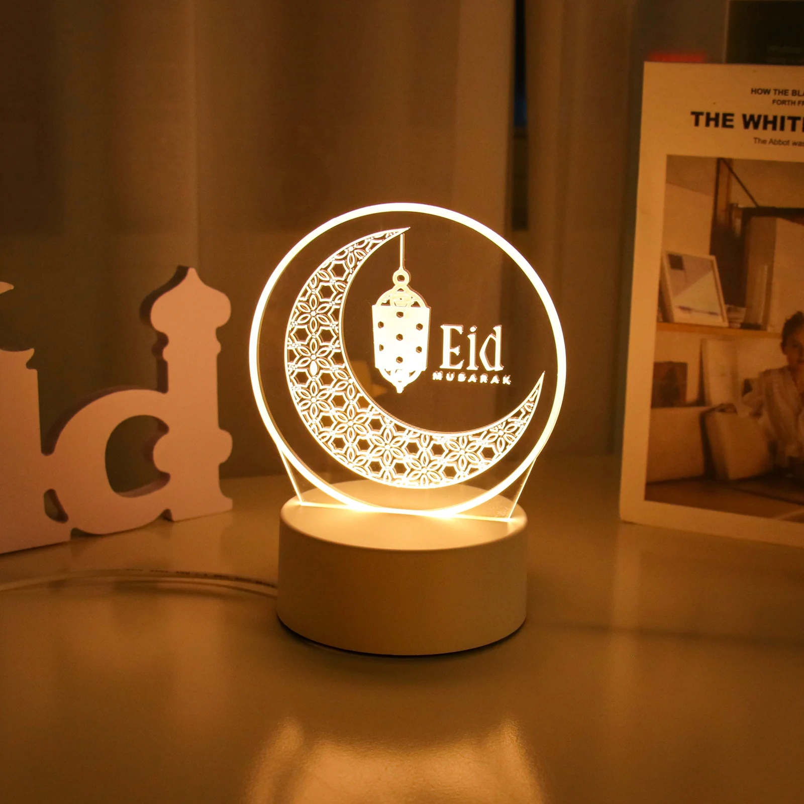 EID Night Light EID Mubarak Ramadan Decoration For Home Islam Muslim Party Decor Eid Al Adha Ramadan And Eid Ramadan Kareem