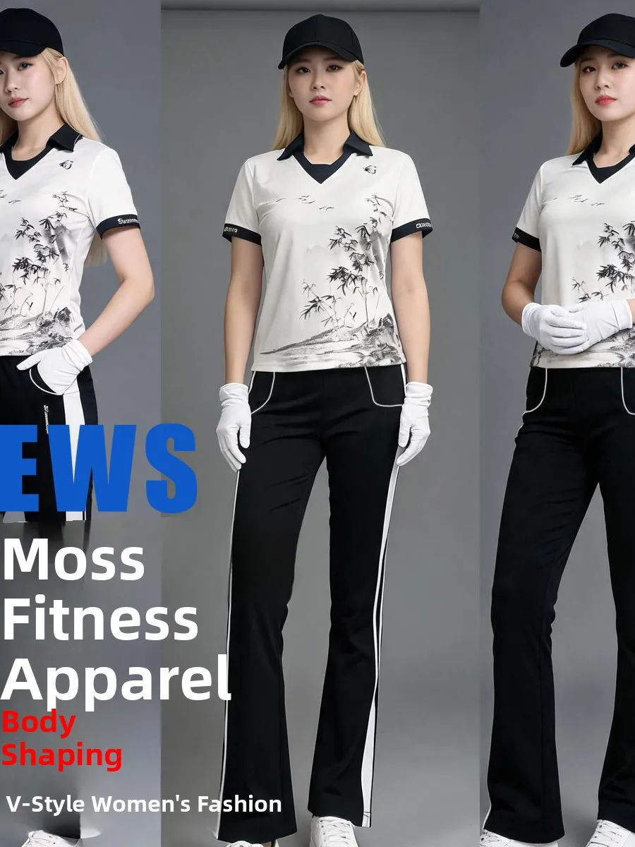 quick-dry-outdoor-fitness-sportswear-set-sunflower-print-summer-exercise-outfit-women's-slim-fit-polyester-square-dance-ensemble