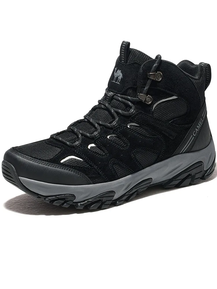 الذهبي الجمل انتصار برو الرجال أحذية التنزه الشتاء عالية الجودة عدم الانزلاق الرياضة أحذية غير رسمية في الهواء الطلق في الهواء الطلق تسلق السياحة أحذية رياضية