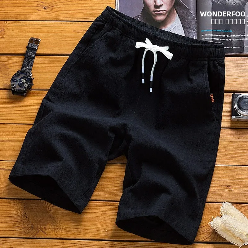 Летние тонкие хлопковые льняные брюки Svel Spwear, мужской комплект большого размера, молодежные пляжные брюки Vitali Sle ket Detail Straig...