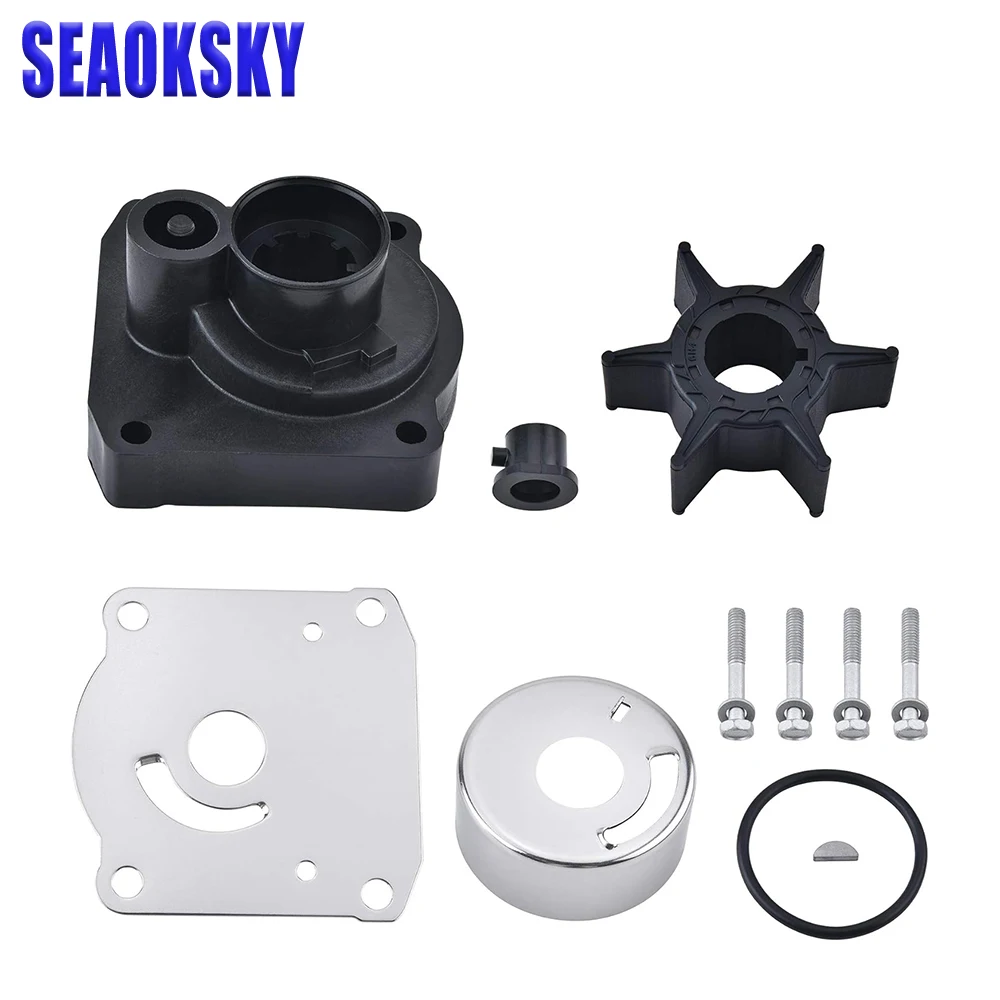 Water Pump Impeller Repair Kit 61N-W0078-11 Fit for Yamaha 4 Stroke F25 25hp 2 STROKE C30 1993-1997 61N-W0078 61N-W0078-00