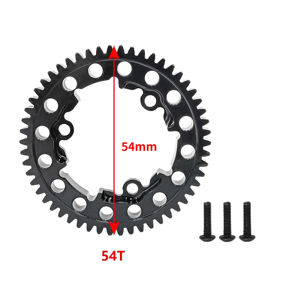 AXSPEED الصلب M1 حفز والعتاد 46T/50T/51T // 52T/54T ل X-Maxx 1/5 E-REVO 2.0 VXL Maxx 4S 1/10 XO-1 1/7 RC قطع غيار شاحنة كبيرة للسيارة #6