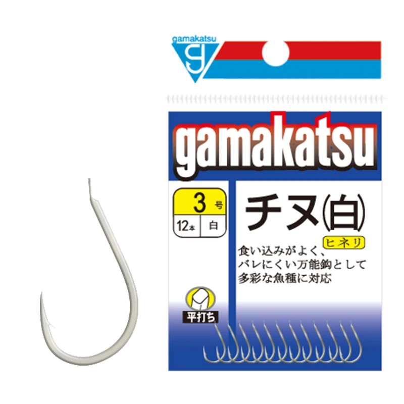 

Japan Imported Gamakatsu Barbed Hook White Katz Shot Sea Fishing Carp