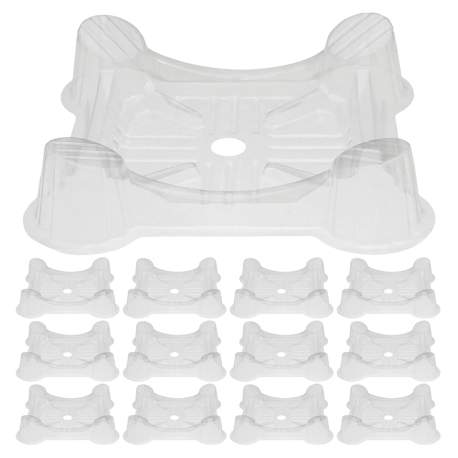 20Pcs Plastic Melon Cradle Uv Resistant Watermelon Support Stand Garden Fruit Plant Protector Elevates Produce Prevents Ground