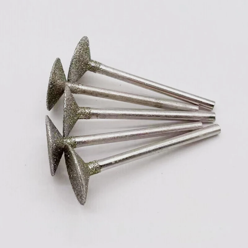 

0.5mm~16mm Diamond Grinding Head Bit Grinding Accessories Jade Carving Tools Burr Grinding Engraving Bit for Rotary Tools