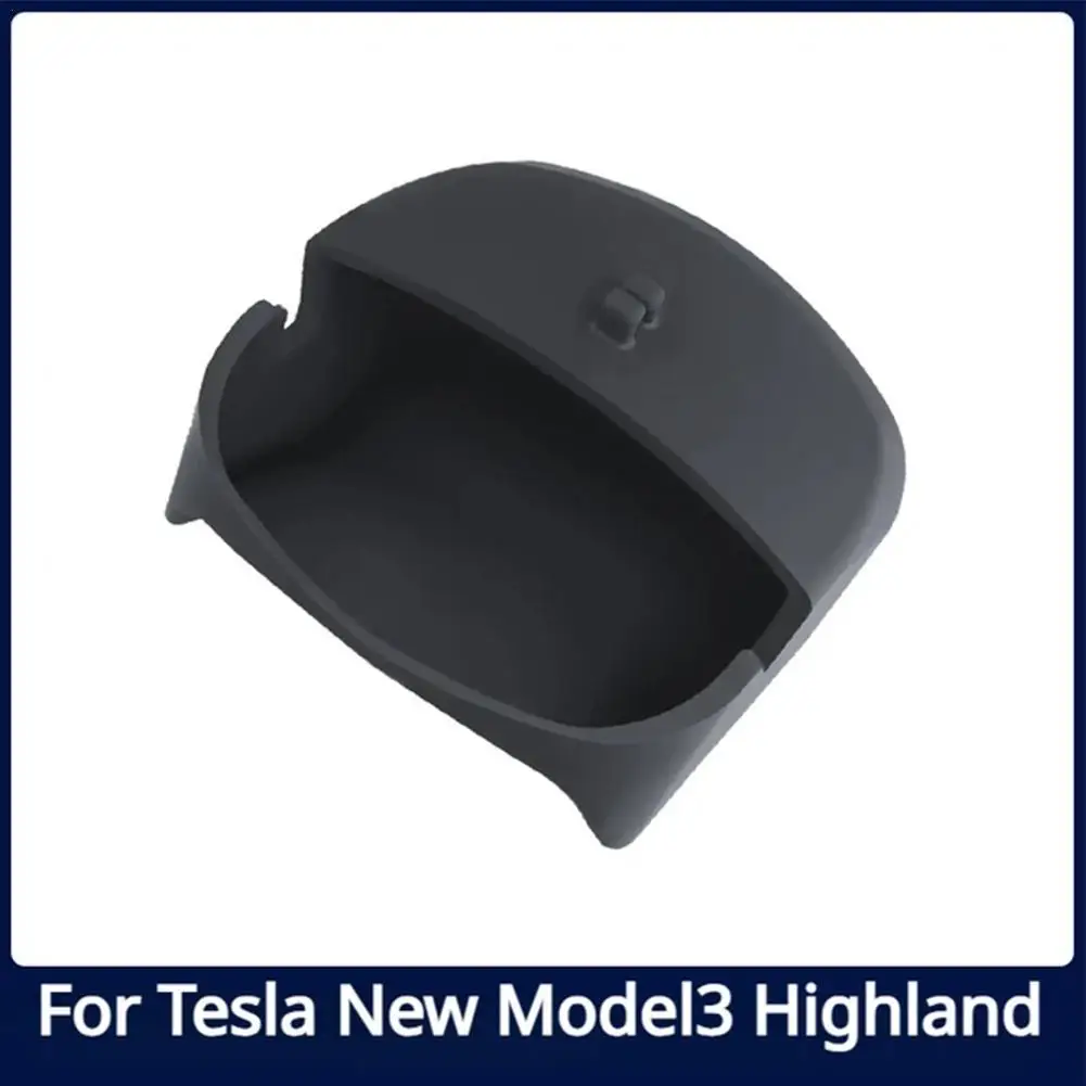 Scatola portaoggetti per volante per Tesla Porta cellulare in silicone Porta occhiali Nuovo per accessori modello 3