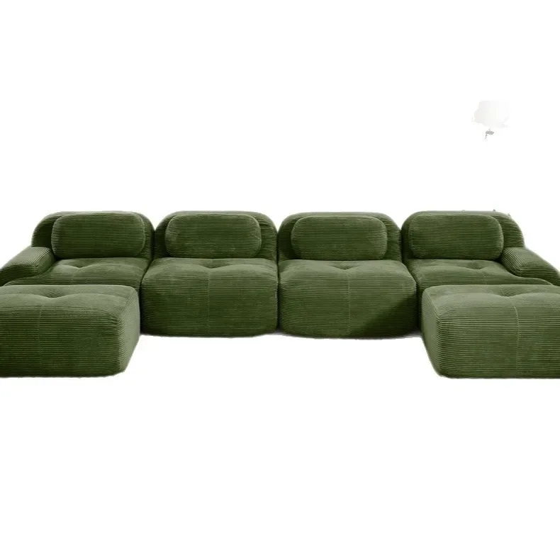 #Vacuum Compressed Sofa Bed, Single Seater, Simple Corduroy for Living Room Balcony Tatami, Space Saving Furniture