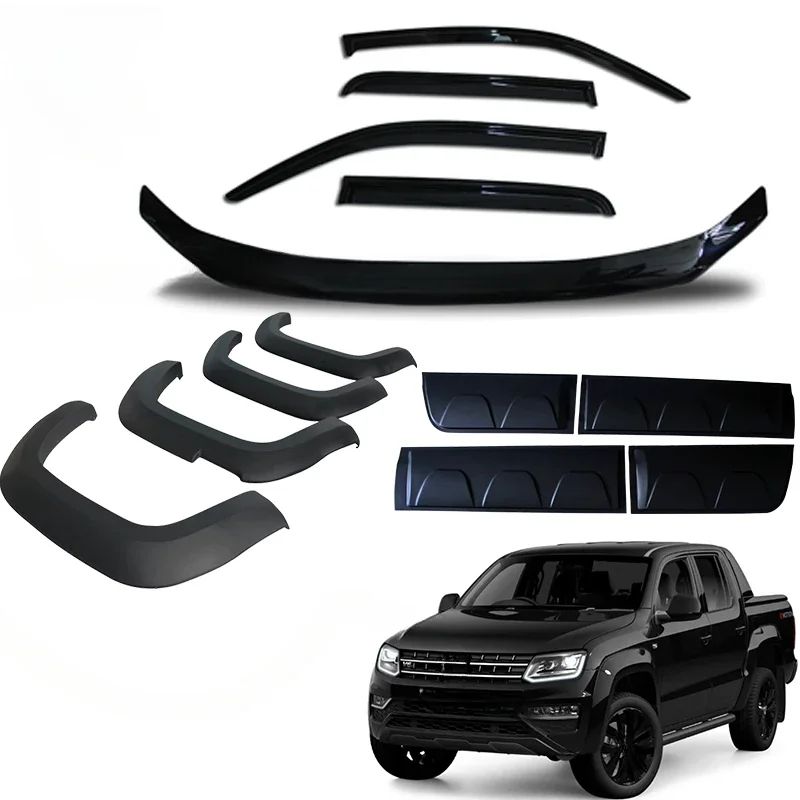 YCSUNZ For Amarok 2009-2018 Black Full Set Cover body Kits VW Volkswagen ABS Plastic Car Exterior  Amarok Accessories