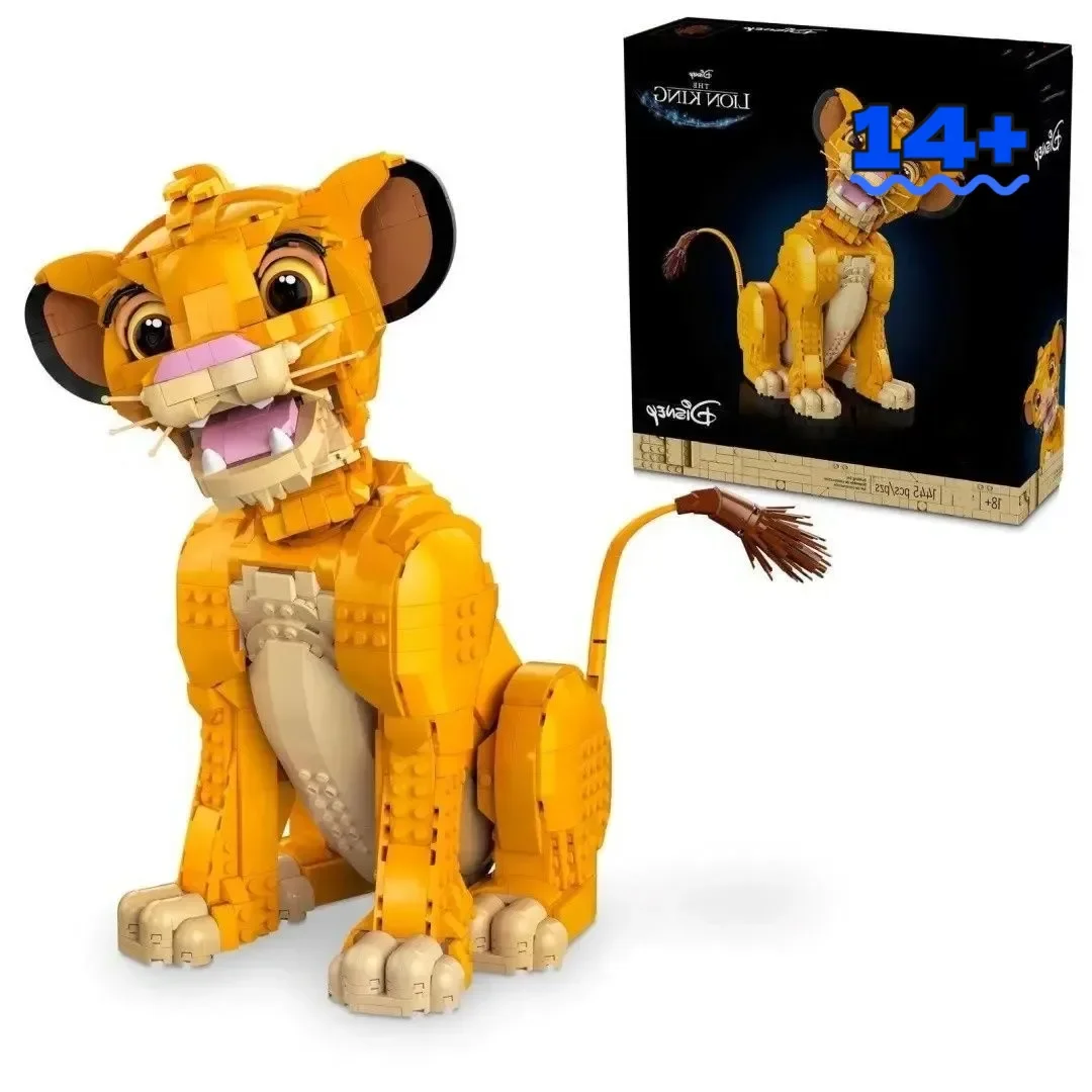 

Disney Creation High Quality 43247 The Lion King–Simba Building Blocks Set Official Style Christmas Present for Fans Collection