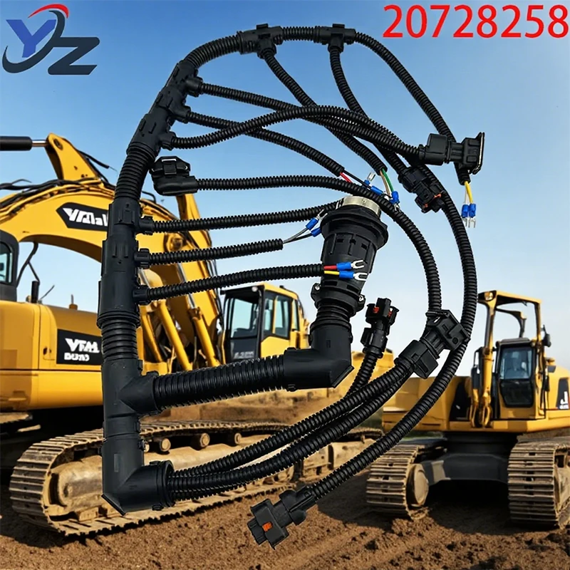 

20728258 Volvo D6D engine wiring harness suitable for EC210B