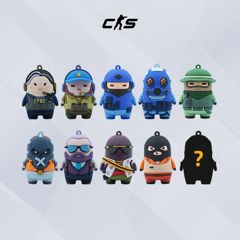 [Official] Game CSGO Mascot Figure Agent Blind Box Cute SAS PVC Pendants Desktop Decoration Ornament Cospaly Doujin Gifts