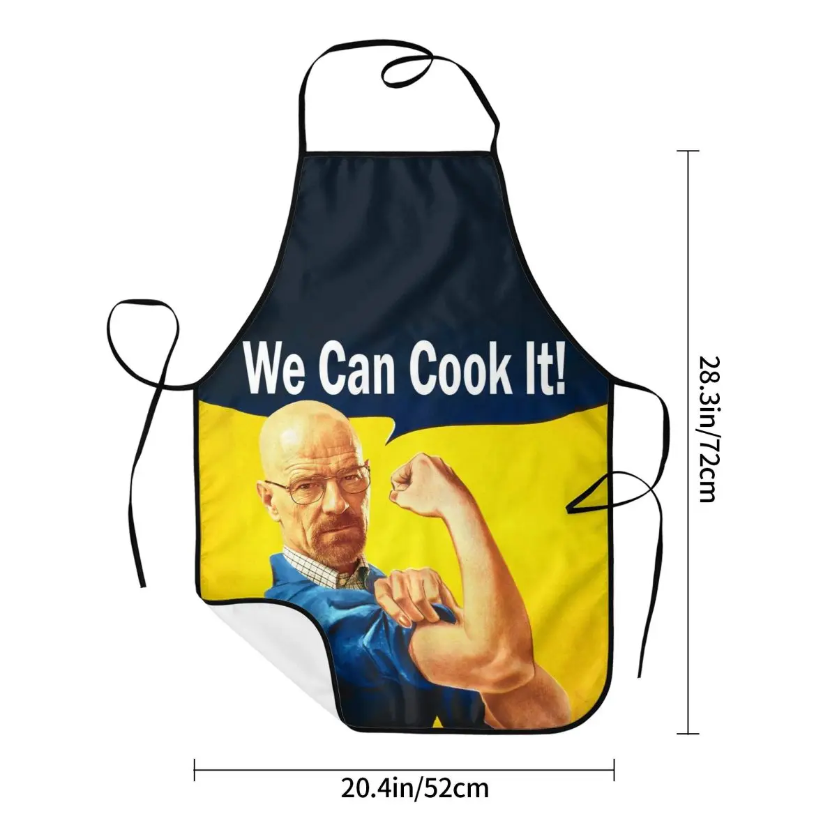 Walter White Retro We Can Cook It Kitchen Chef Cooking Baking Apron Men Women Breaking Bad Tablier Cuisine for Painting