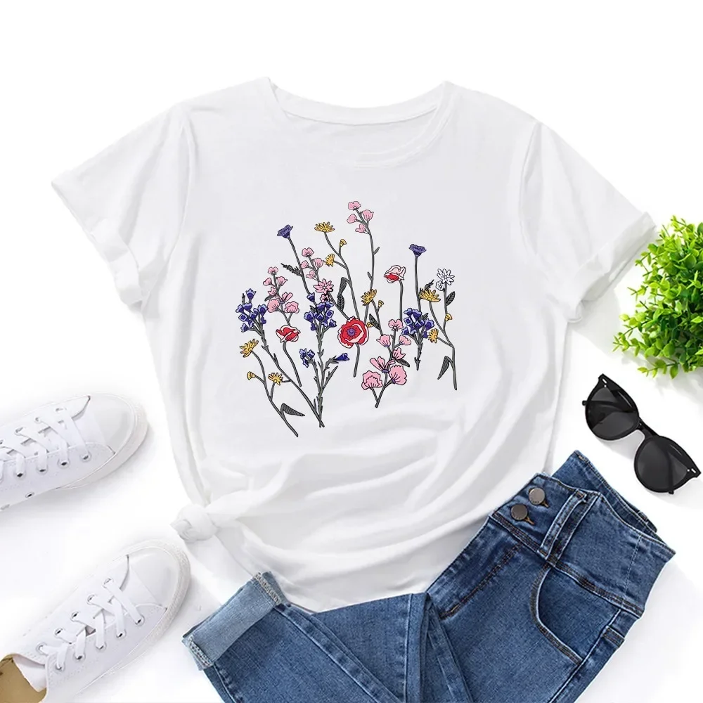 Camiseta extragrande feminina, manga curta, camiseta feminina, roupa Harajuku, blusa de algodão, verão