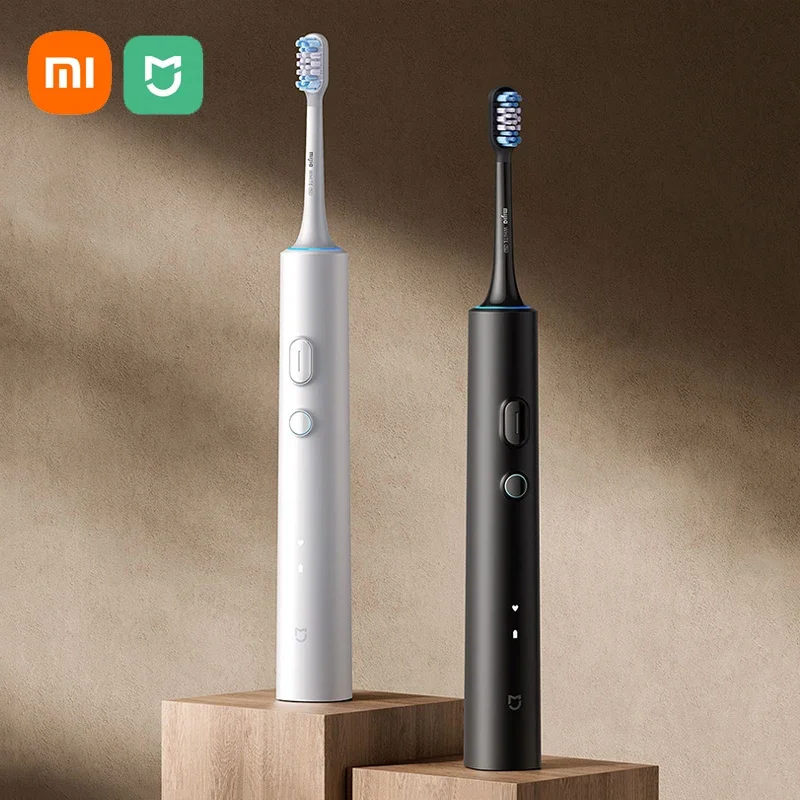 

Xiaomi Mijia T501 электрическая зубная щетка умная звуковая зубная щетка IPX7 водонепроницаемый беспроводной зарядный очиститель полости рта для отбеливания зубов