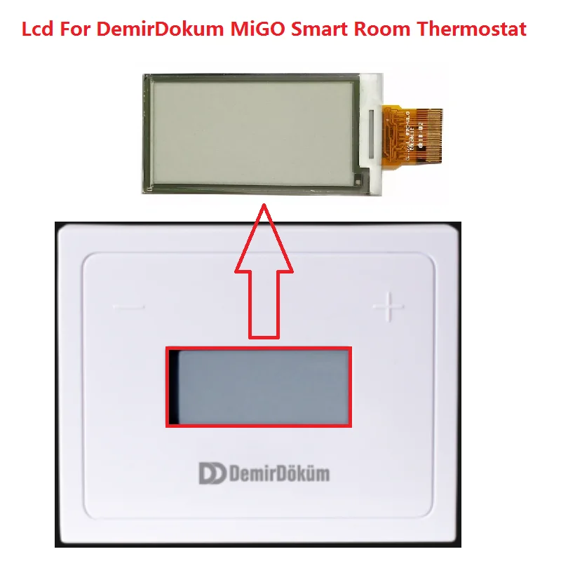 LCD Display For DemirDokum MiGO Smart Room Thermostat repair screen matrix