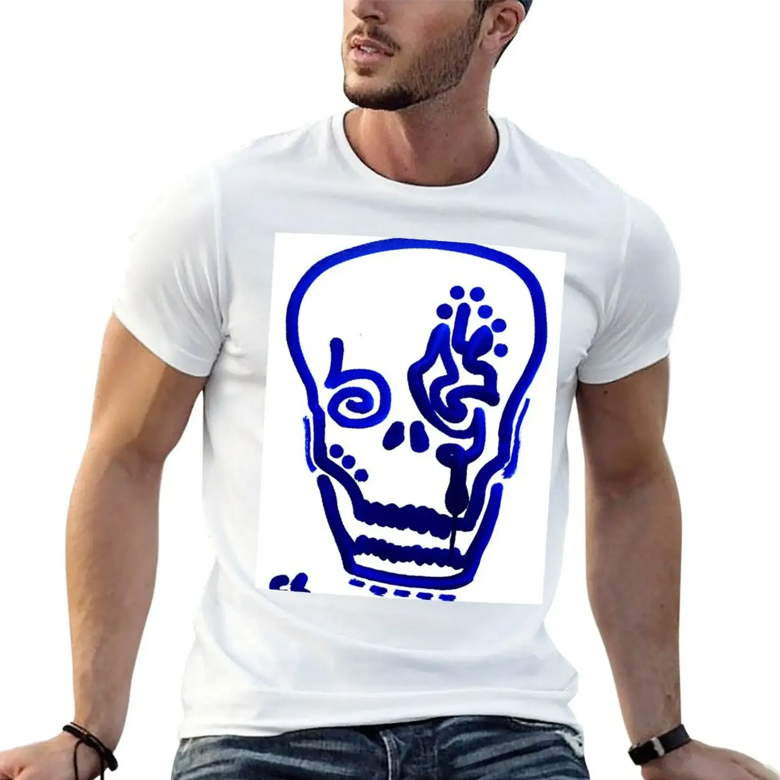 CRY BABY SKULL T-Shirt cotton man t-shirts oversize t-shirts man plus sizes Men's t-shirts