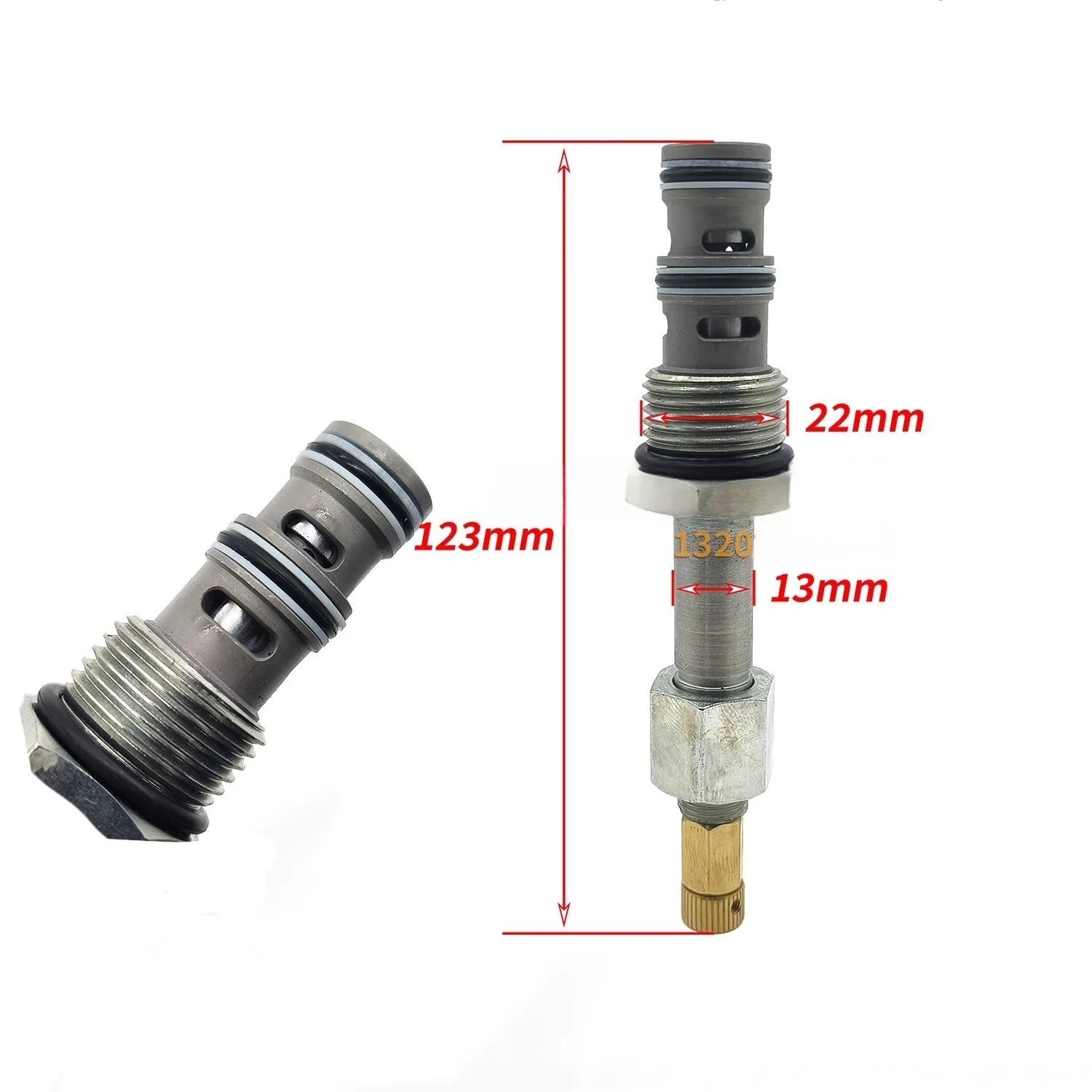 

Suitable for Modern R130W 150-9 225VS Excavator Safety Solenoid Valve Spool and Spool Rod