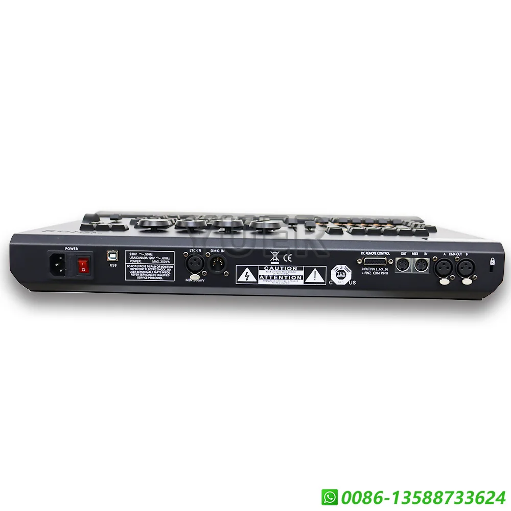 Imagem -02 - Lighting Console a2 Command Wing Conecte no pc para Iluminação de Palco Moving Head Lighting Controller 2048 Parâmetros Dmx512