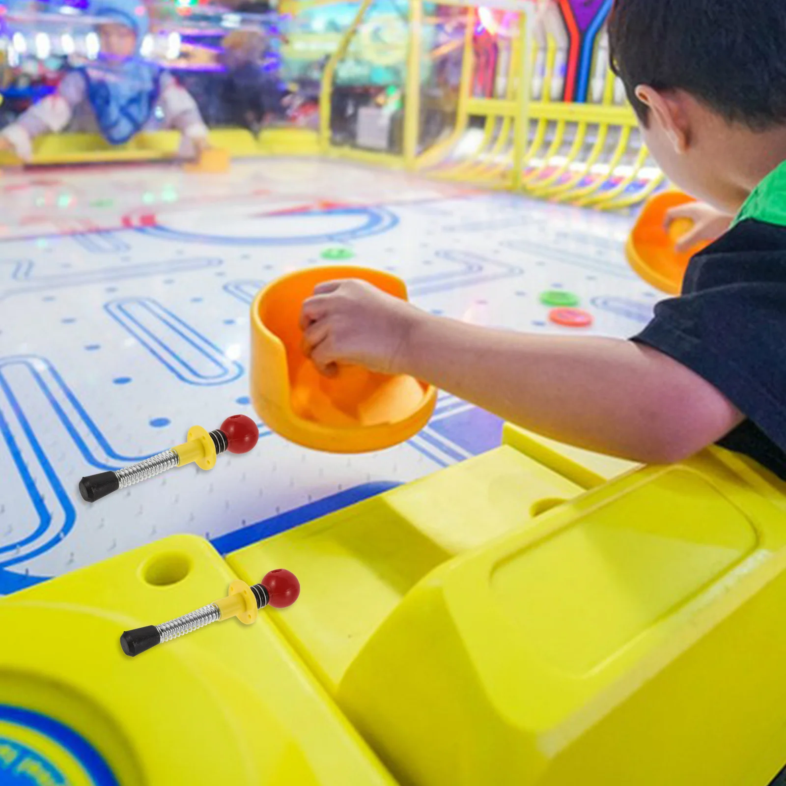 2 pièces de manettes de tir pour flipper, à ressort à forte élasticité, pour machine de jeu, pièces de rechange pour tir de billes, accessoire