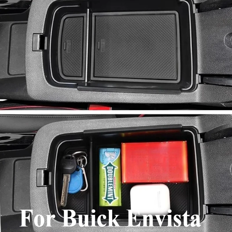 Для Buick Envista ящик для хранения с высоким содержанием подлокотников, внутренняя модификация центрального управления ящик для хранения ящик для хранения