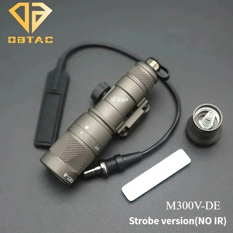 NONE Sotac SF M600V M300V IR-Beleuchtung Scout Light Taktische LED-Taschenlampe Jagd-Waffenlampe mit Schienenmontage für Outdoor-Sportarten 7