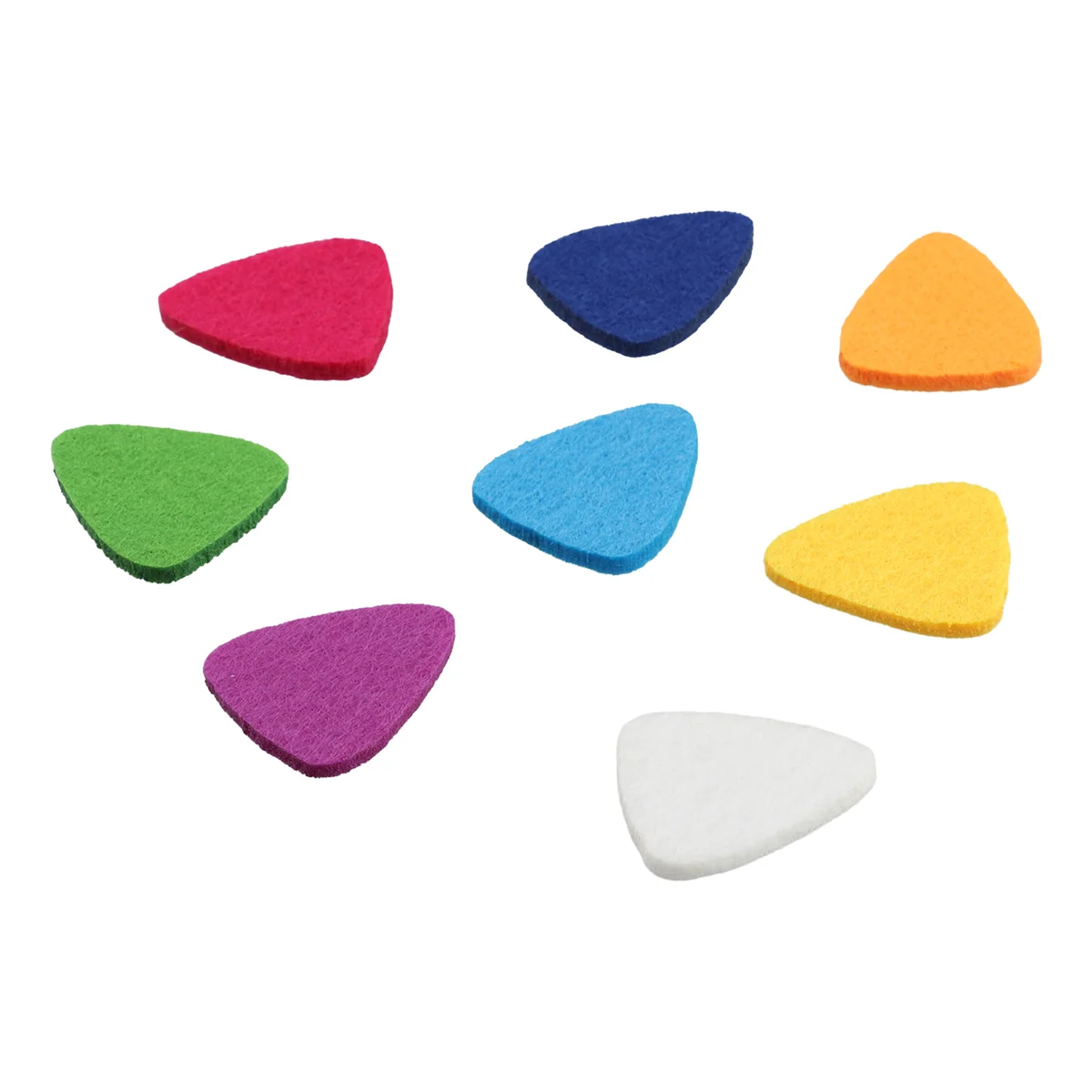 

Guitar PickUkulele Picks Felt Picks/Plectrums For Ukulele And Guitar,8 Pieces Guitar Picks,Multi-Color