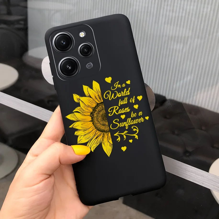 Redmi 12 Case For Xiaomi Redmi 12R 4G Cover 2023 Luxury Landscape Soft Silicone Phone Case For Xiomi Redmi 12 12R Redmi12 R Capa