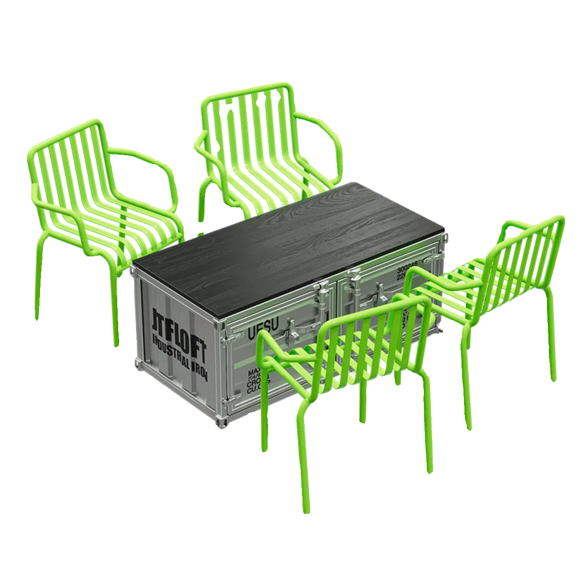 

Factory Direct 2026 Top RatedMountain camping style indoor tables and chairs milk tea shop cafe shop decoration design commercia