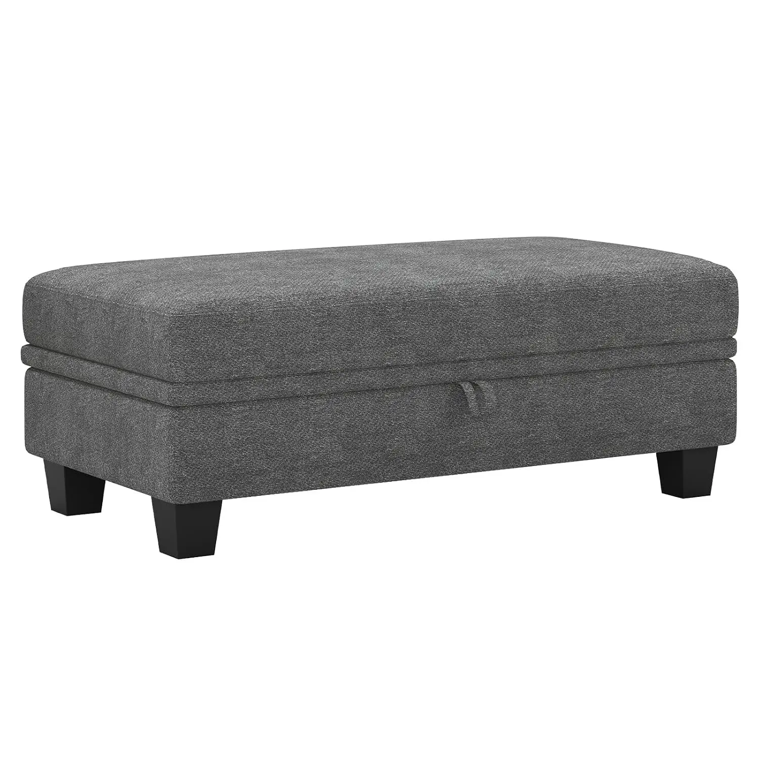Large Fabric Storage Ottoman For Modular Sectional Sofa, Customized