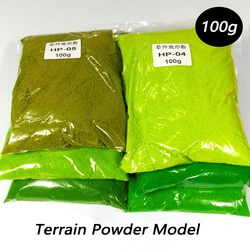 Simulation Miniature Ground Tree Powder Landform Grass Powder For HO Scale Train Building Model Scene Layout Materials 100G