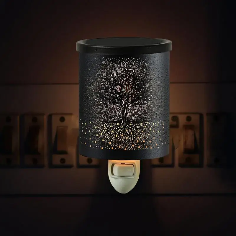 Wall Plug Wax Melter Electric Metal Light Fragrance Candle Warmer For Melting Scented Candle Oil Melting Diffuser For Living