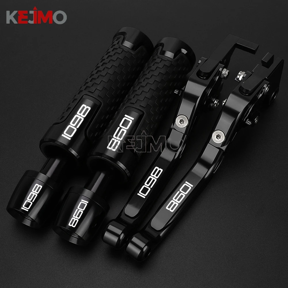 

Алюминий с ЧПУ для DUCATI 1098 S TRicoloR 2007-2008, аксессуары, ручки для руля, регулируемые рычаги тормозной муфты, двигатель